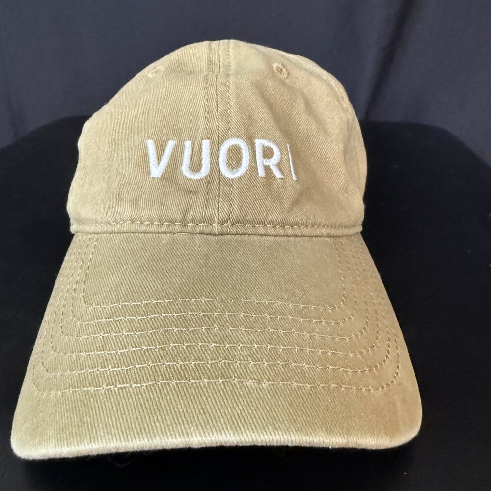Vuori Cap, Adjustable, Beige, Embroidered